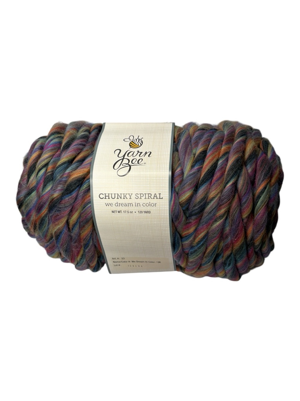 Yarn Bee Chunky Spiral Yarn- We Dream in Color